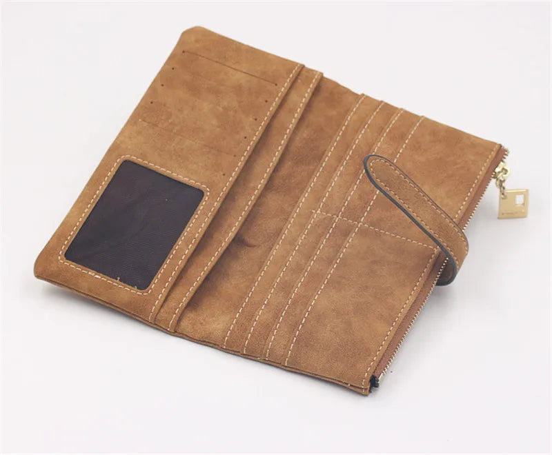 Portefeuille Long Multicartes – Pochette Zippée & Porte-Monnaie | Sélène & Co