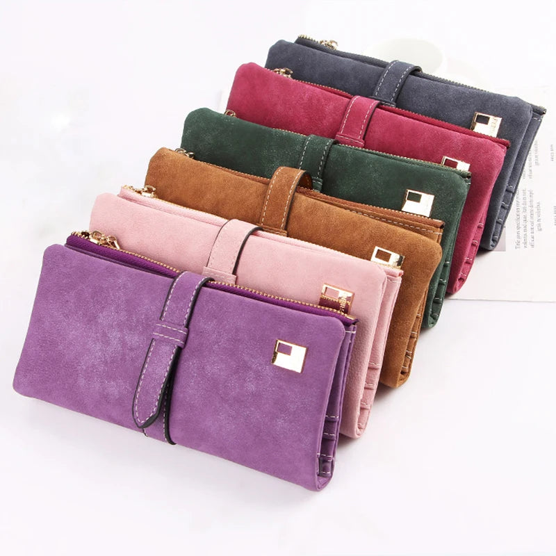 Portefeuille Long Multicartes – Pochette Zippée & Porte-Monnaie | Sélène & Co