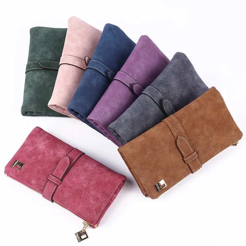 Portefeuille Long Multicartes – Pochette Zippée & Porte-Monnaie | Sélène & Co