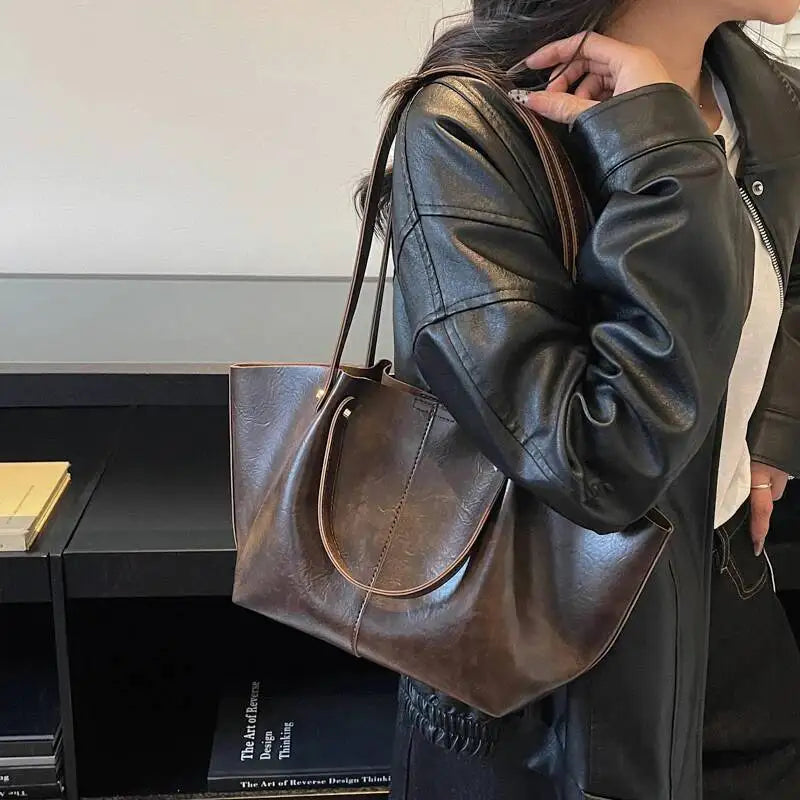 Sac Transformable Vintage Bandoulière – Cuir PU Souple | Sélène & Co