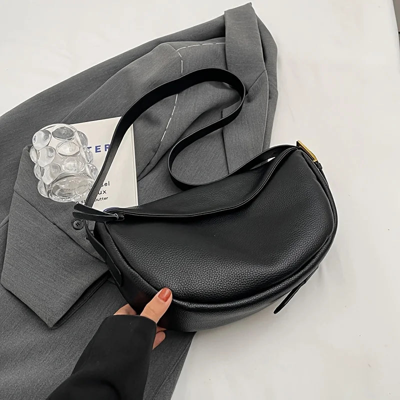 Sac Hobo Demi-Lune en Cuir – Sac épaule & Bandoulière Femme