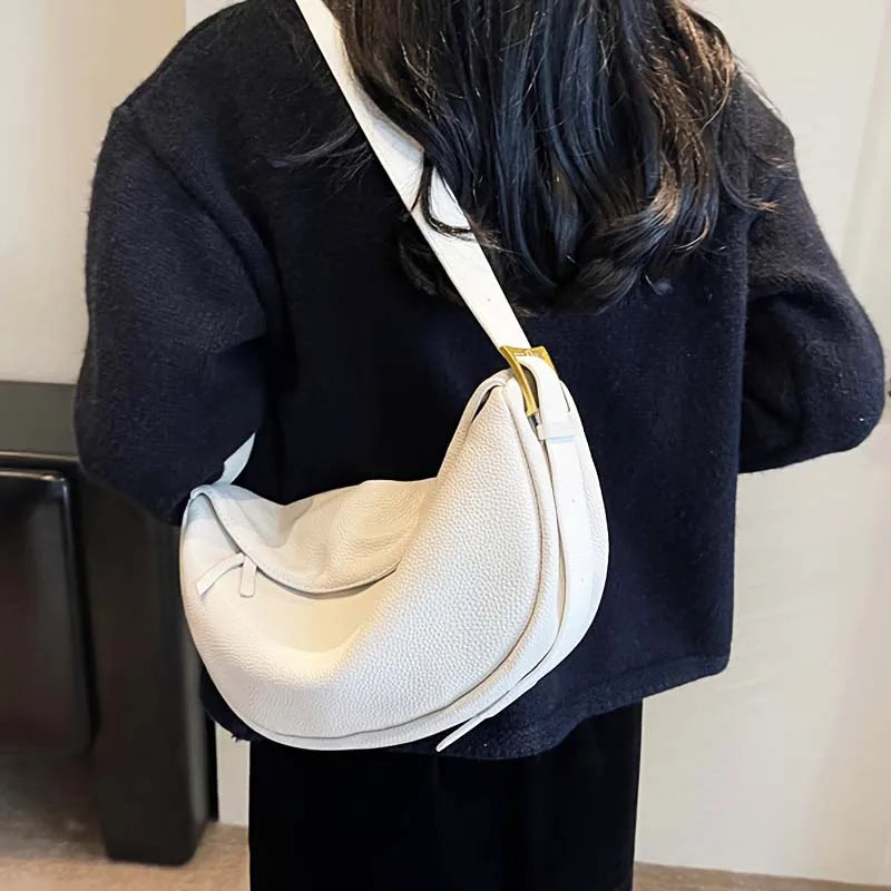 Sac Hobo Demi-Lune en Cuir – Sac épaule & Bandoulière Femme