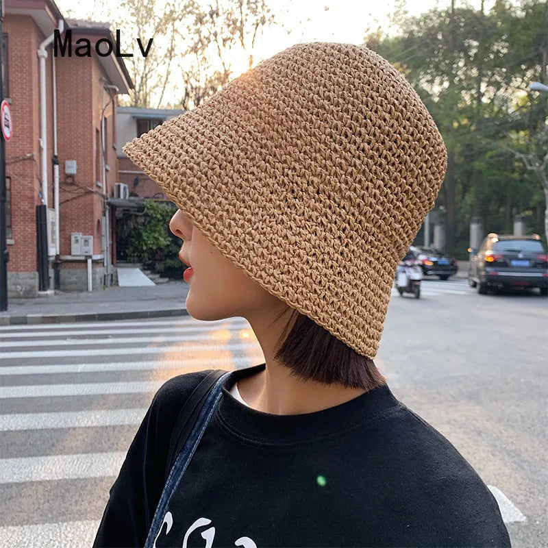 Bob en Paille Tressée – Style Balnaéaire Chic | Sélène & Co