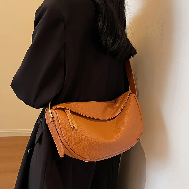 Sac Hobo Demi-Lune en Cuir – Sac épaule & Bandoulière Femme