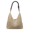 Sac Tote en Paille Ajourée – Esprit Vacances | Sélène & Co