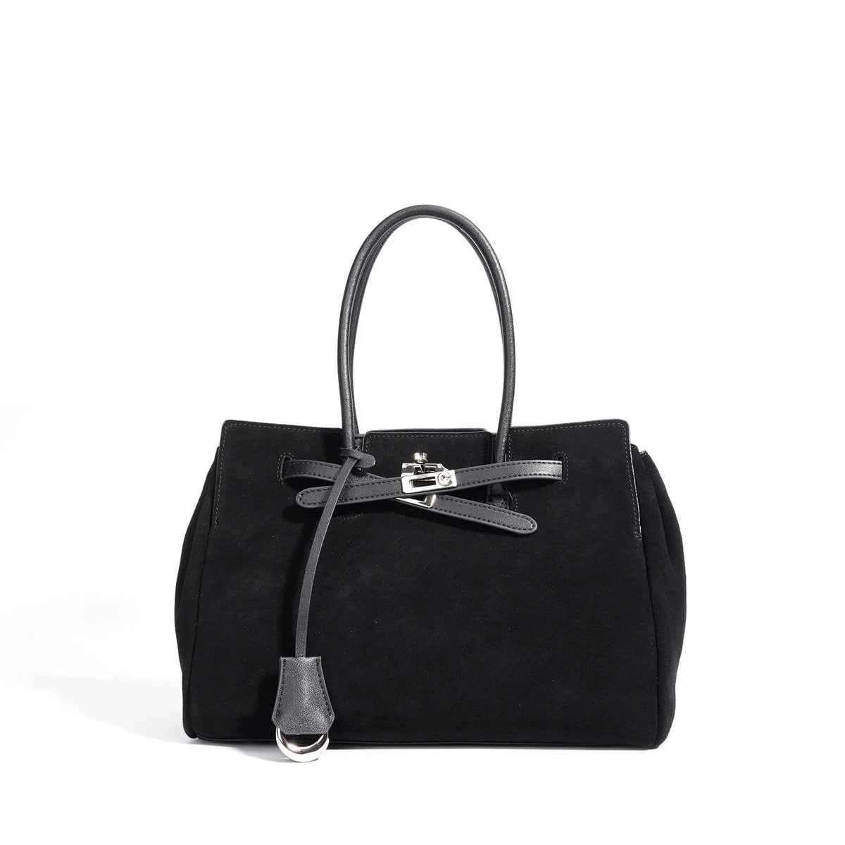 Sac Bowling Cuir Véritable Vintage — Grand Format | Sélène & Co