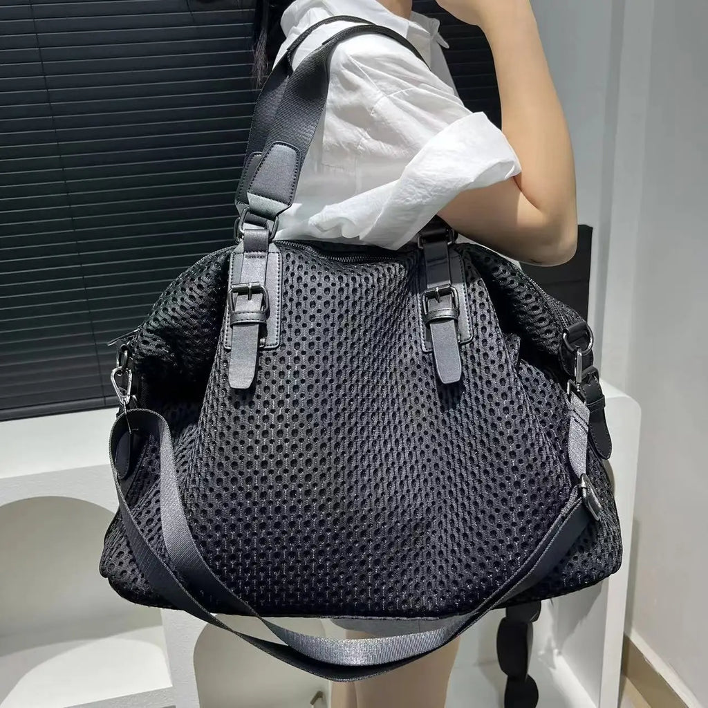 Grand Sac de Voyage Imperméable en Oxford – Léger & Grande Capacité | Sélène & Co