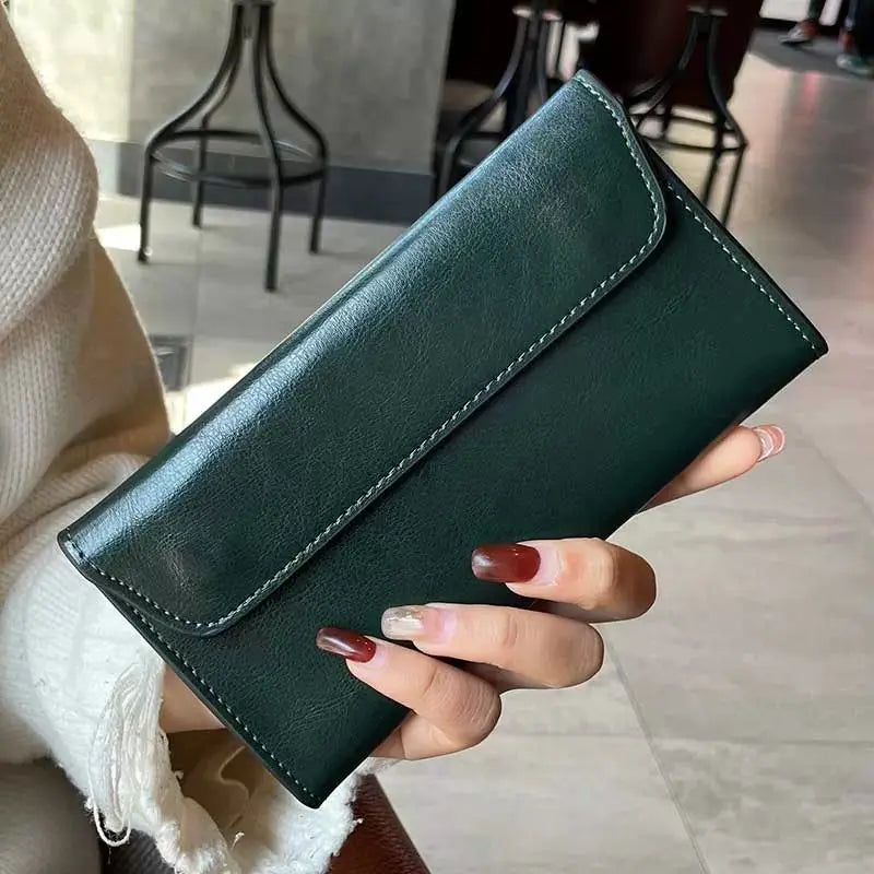 Portefeuille Long Ultra-Fin Grande Capacité – Multifonction | Sélène & Co