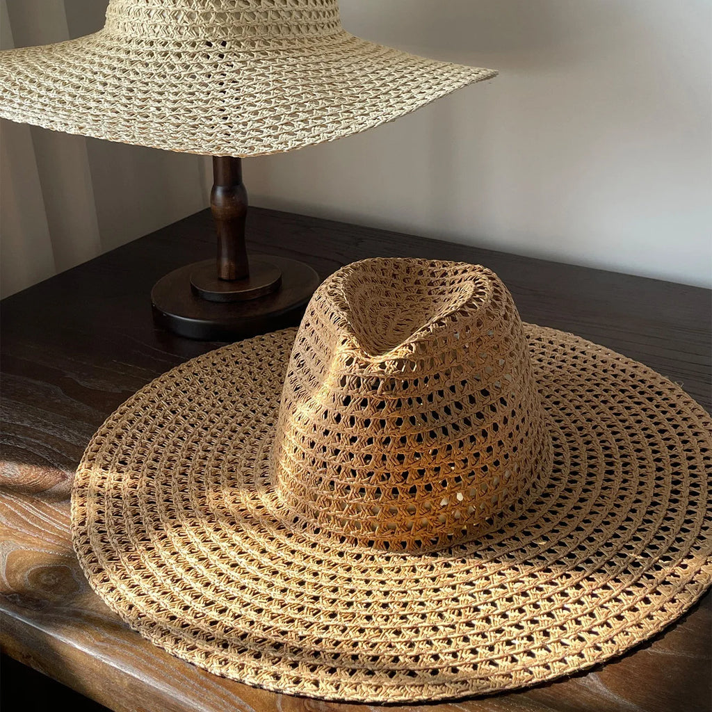 Chapeau de Paille Grand Bord – Élégance Estivale | Sélène & Co