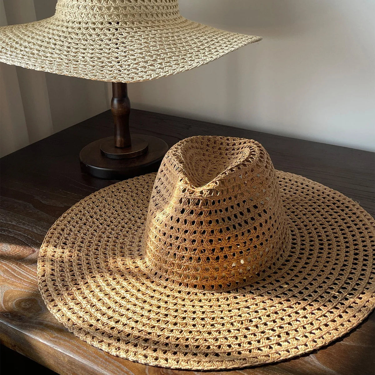 Chapeau de Paille Grand Bord – Élégance Estivale | Sélène & Co