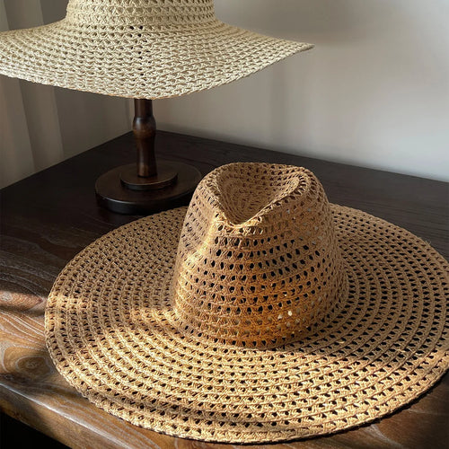 Chapeau de Paille Grand Bord – Élégance Estivale | Sélène & Co