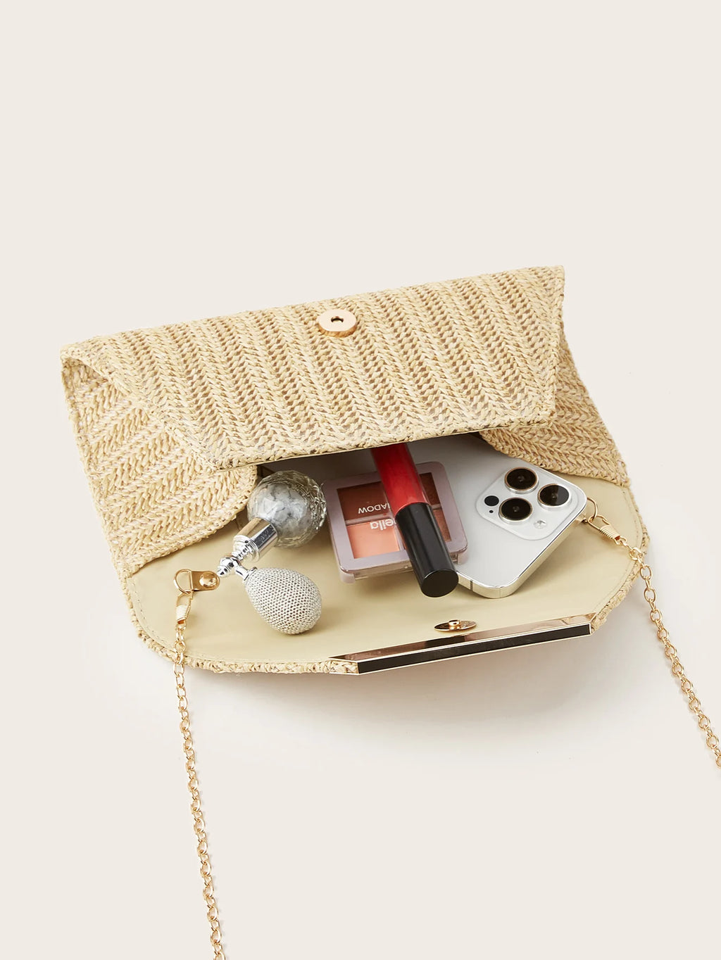 Pochette Clutch Tressée – Du Bureau à la Plage | Sélène & Co