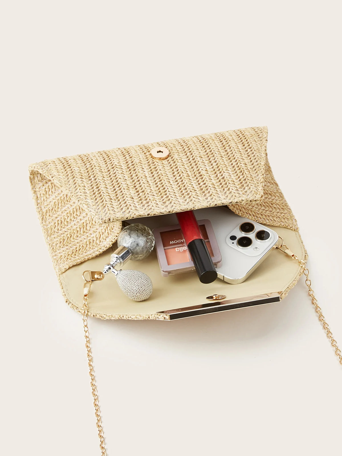 Pochette Clutch Tressée – Du Bureau à la Plage | Sélène & Co