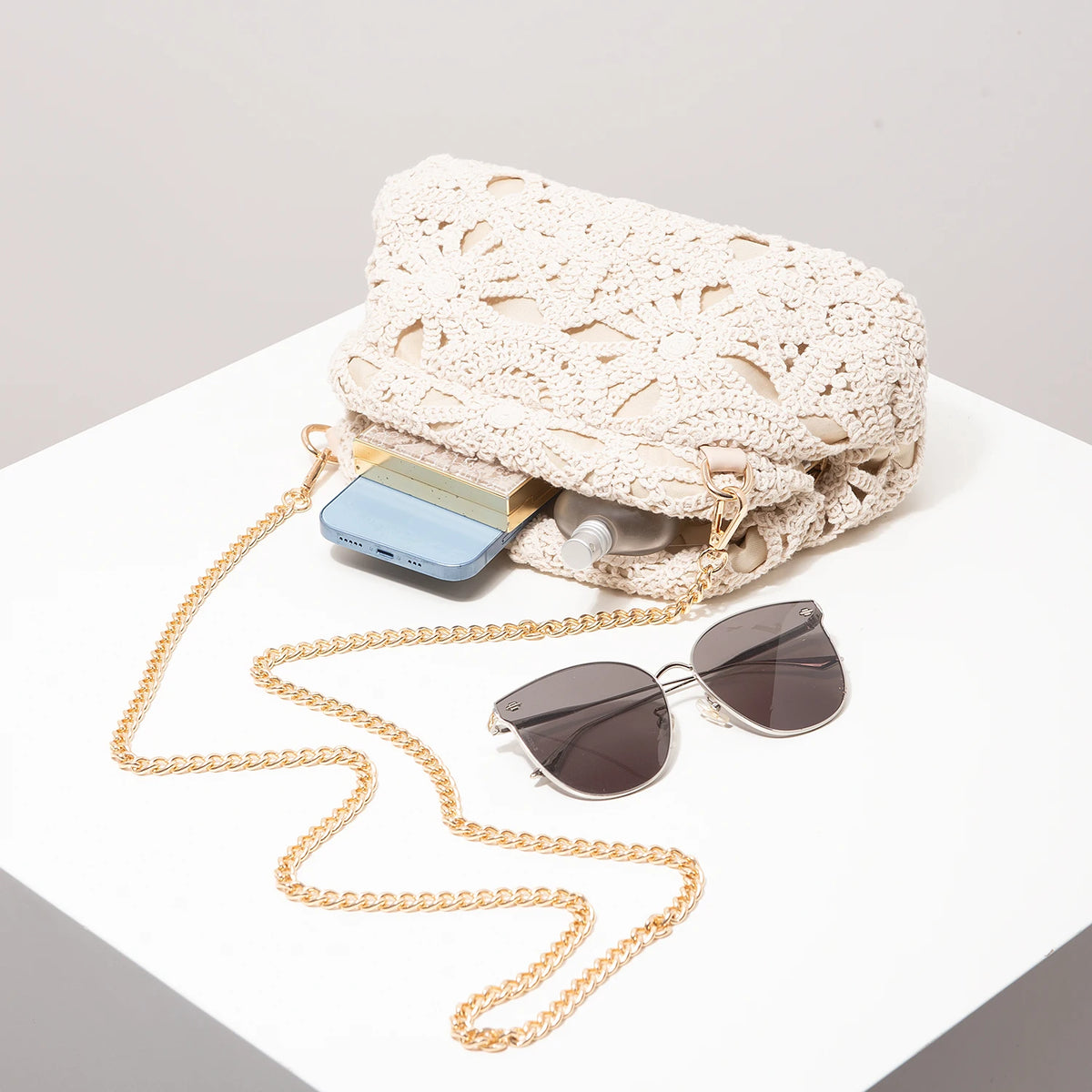 Sac Bohème Tressé Kiss-Lock | Crossbody Chic Femme – Ville & Soirée