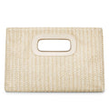 Pochette Raffia 3-en-1 – Chaîne Dorée & Anse Cuir | Sélène & Co