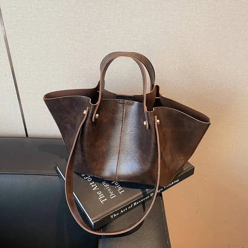 Sac Transformable Vintage Bandoulière – Cuir PU Souple | Sélène & Co