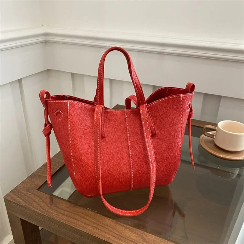 Sac Cabas Fourre-Tout Femme Grande Capacité en Cuir PU | Sélène & Co