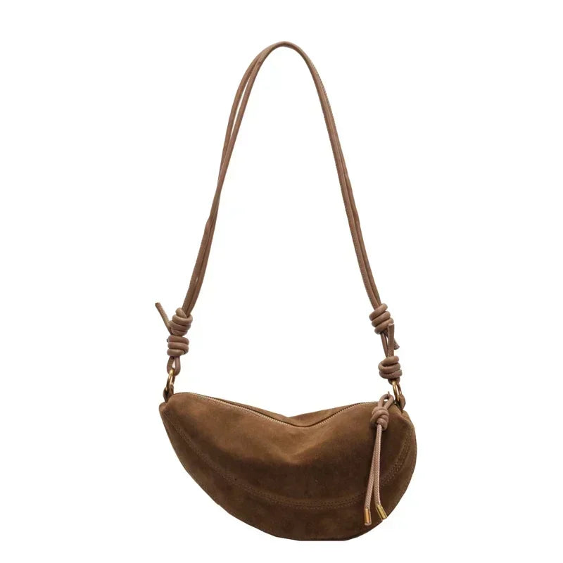 Sac Hobo en Suédine Synthétique | Bandoulière & Crossbody Femme