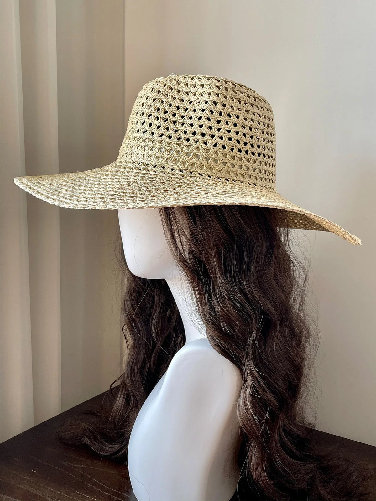 Chapeau de Paille Grand Bord – Élégance Estivale | Sélène & Co
