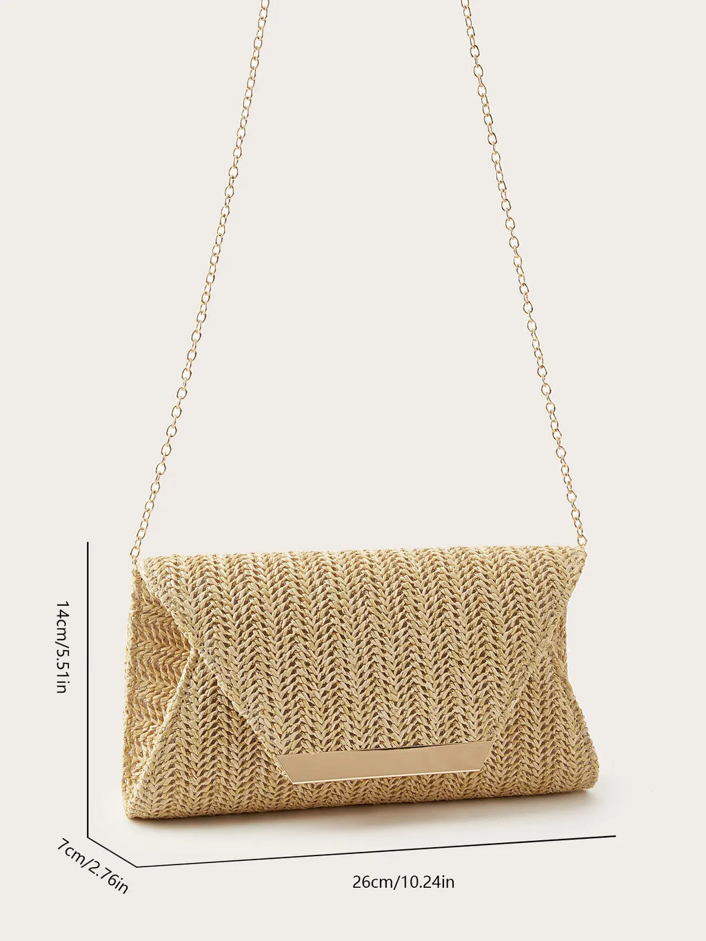 Pochette Clutch Tressée – Du Bureau à la Plage | Sélène & Co