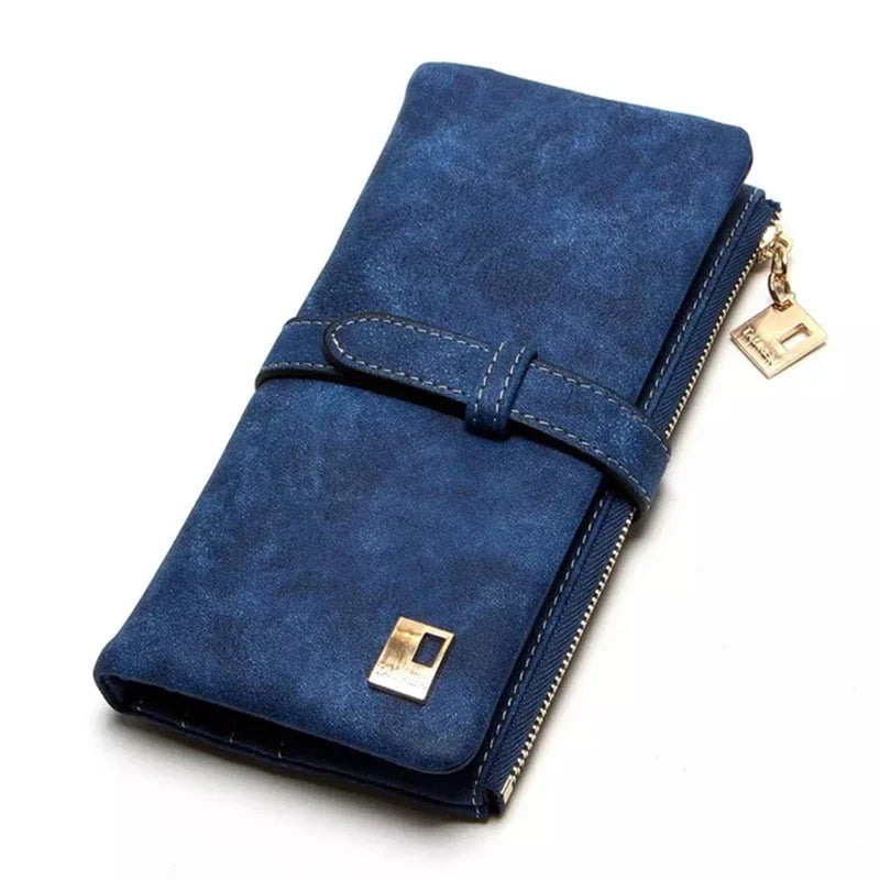 Portefeuille Long Multicartes – Pochette Zippée & Porte-Monnaie | Sélène & Co