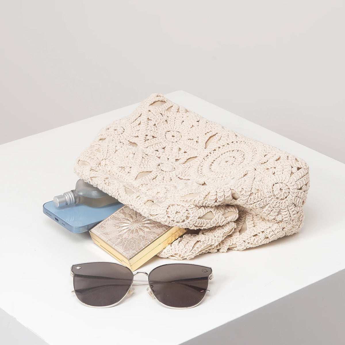 Pochette Bohème Florale – Motifs Uniques & Esprit Crochet | Sélène & Co