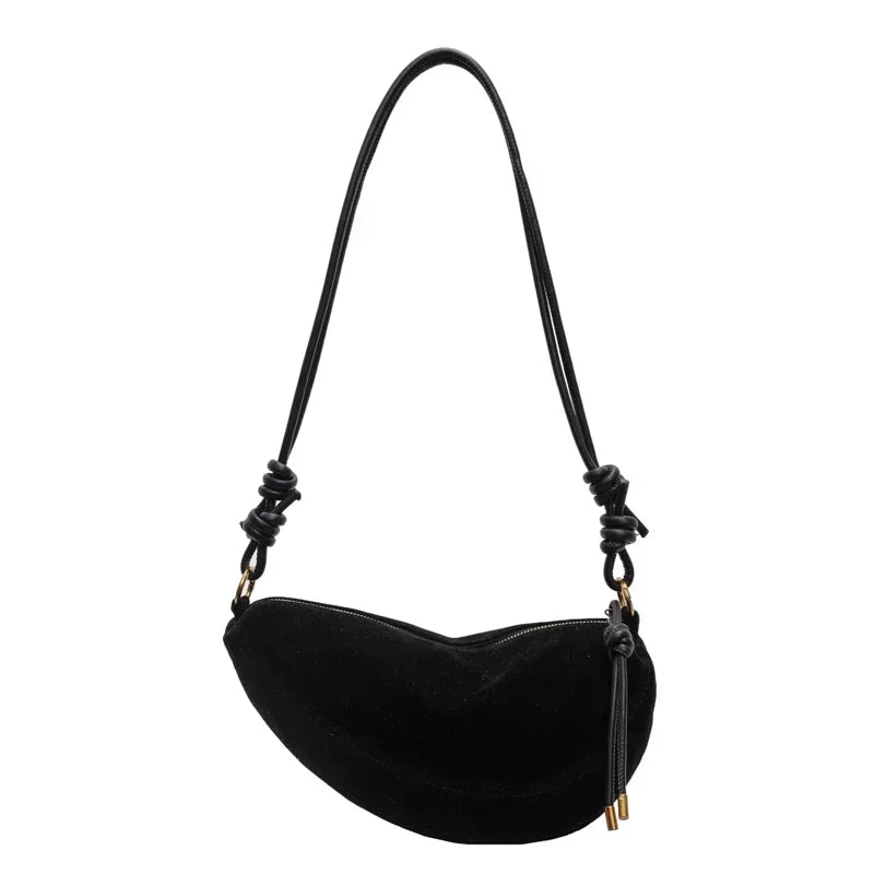 Sac Hobo en Suédine Synthétique | Bandoulière & Crossbody Femme