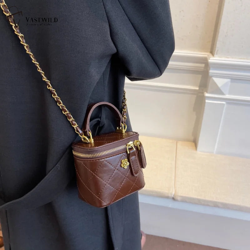 Petit Sac Seau Bandoulière Matelassé – Toucher Doux | Sélène & Co