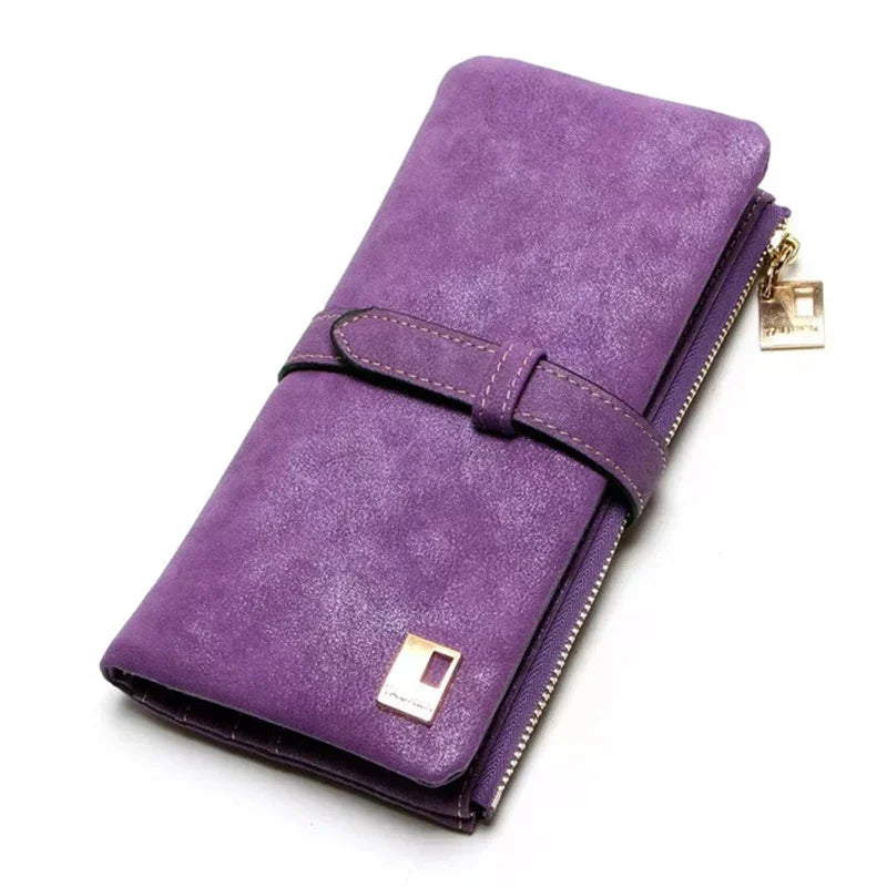 Portefeuille Long Multicartes – Pochette Zippée & Porte-Monnaie | Sélène & Co