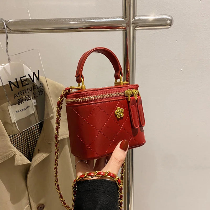 Petit Sac Seau Bandoulière Matelassé – Toucher Doux | Sélène & Co