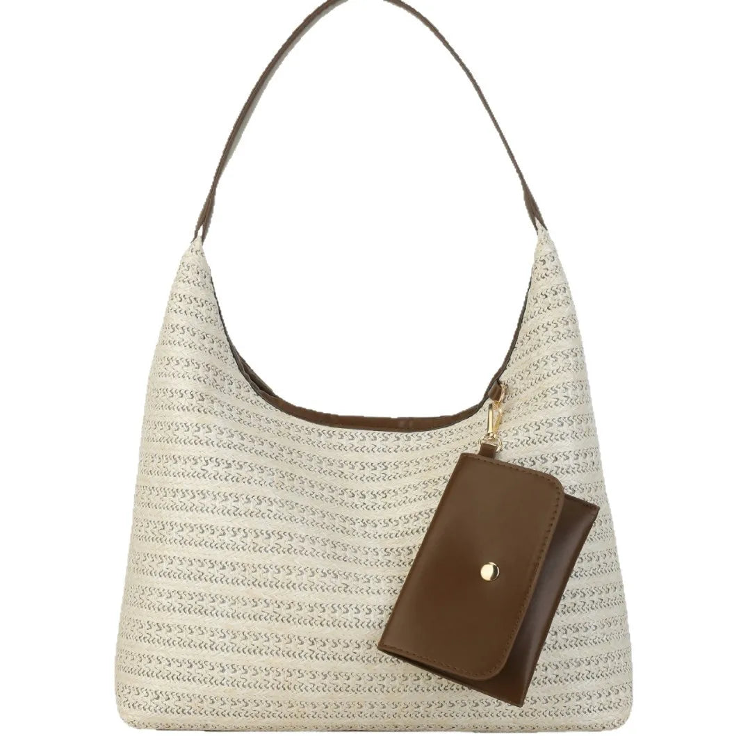 Sac Fourre-Tout Tissé – Douceur Estivale | Sélène & Co