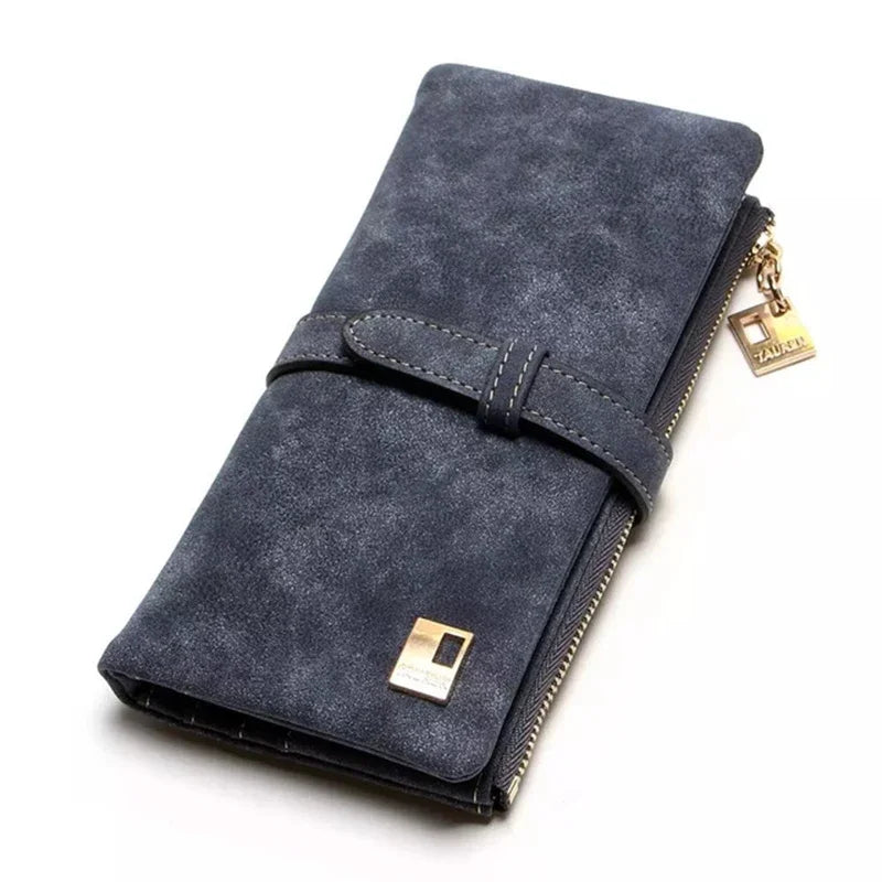 Portefeuille Long Multicartes – Pochette Zippée & Porte-Monnaie | Sélène & Co