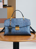 Sac Trapèze Effet Serpent – Allure Rétro Chic | Sélène & Co