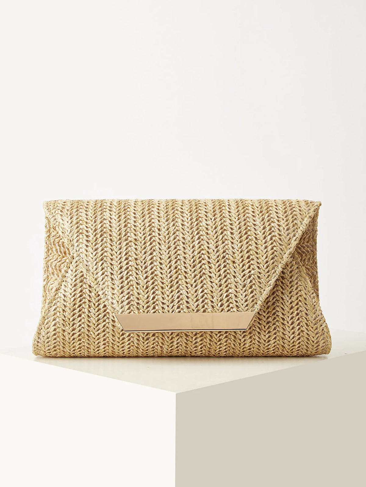 Pochette Clutch Tressée – Du Bureau à la Plage | Sélène & Co
