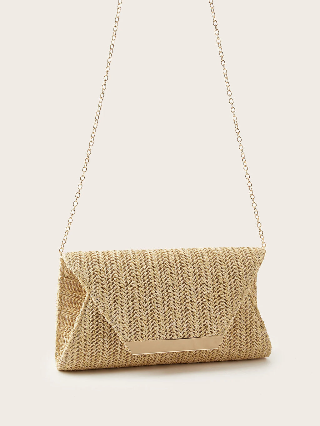 Pochette Clutch Tressée – Du Bureau à la Plage | Sélène & Co