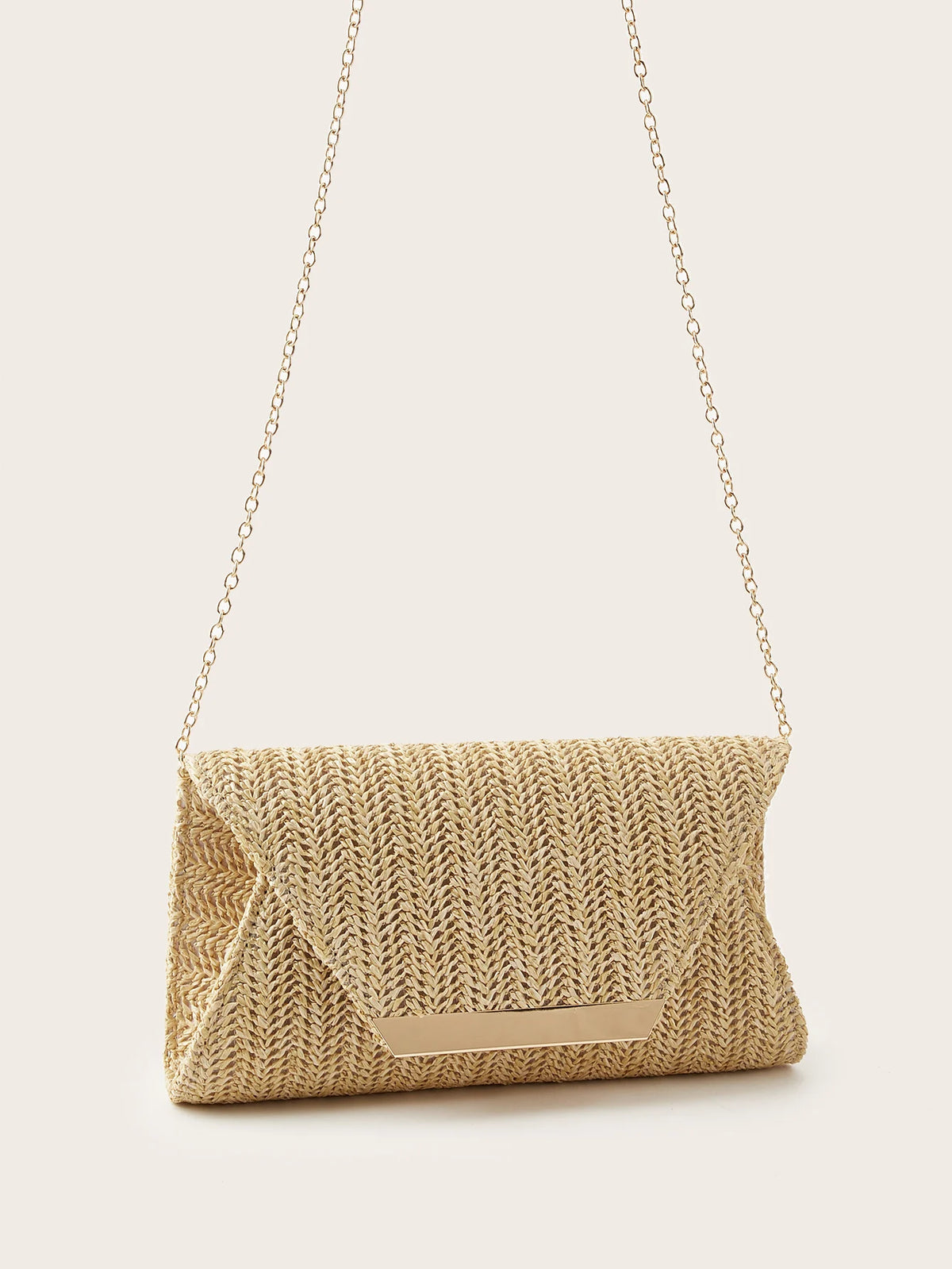 Pochette Clutch Tressée – Du Bureau à la Plage | Sélène & Co