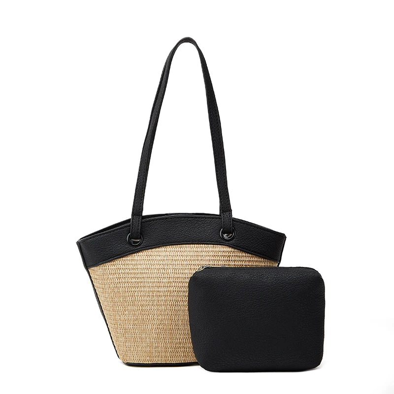 Sac de Plage Vacances – Style Naturel & Chic | Sélène & Co