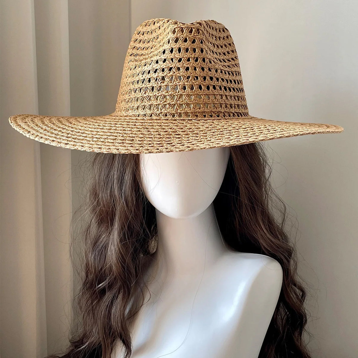 Chapeau de Paille Grand Bord – Élégance Estivale | Sélène & Co