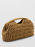 Sac Pochette 2-en-1 en Paille Tressée – Esprit Balnéaire | Sélène & Co