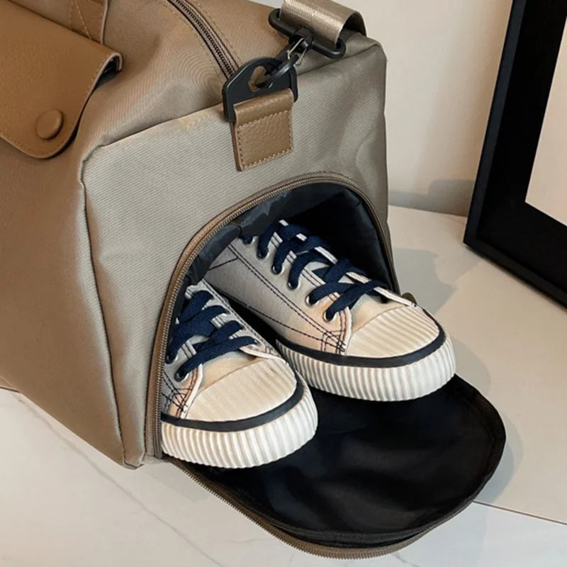 Sac de Sport & Voyage en Oxford – Séparation Sec/Humide & Grande Capacité | Sélène & Co