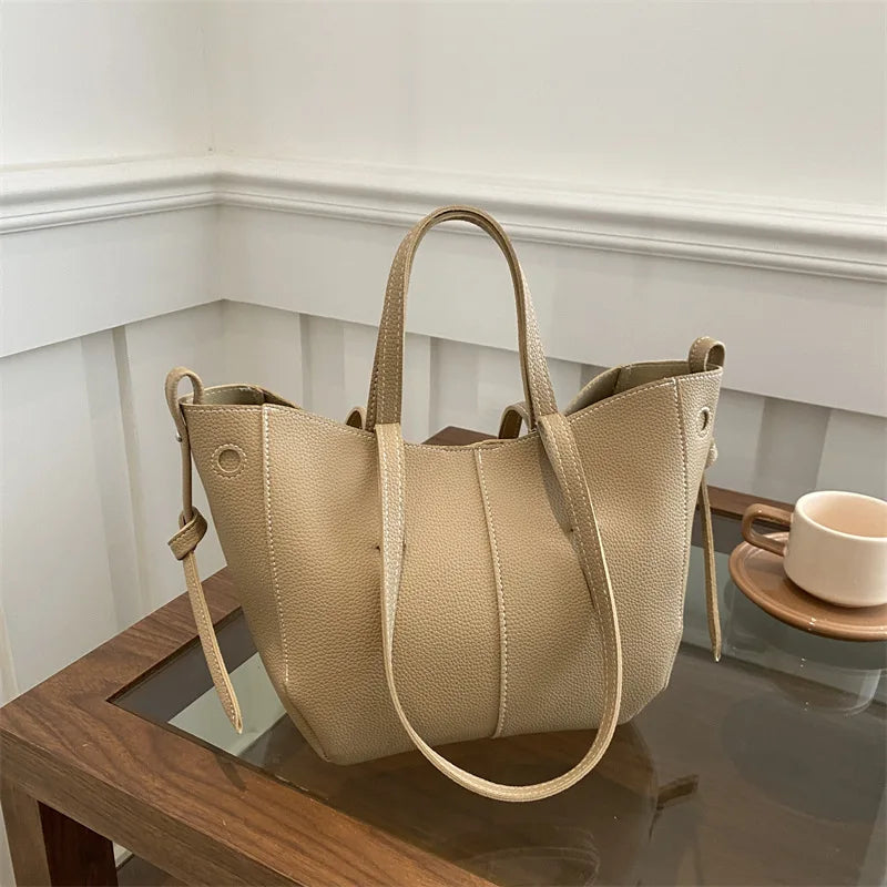 Sac Cabas Fourre-Tout Femme Grande Capacité en Cuir PU | Sélène & Co